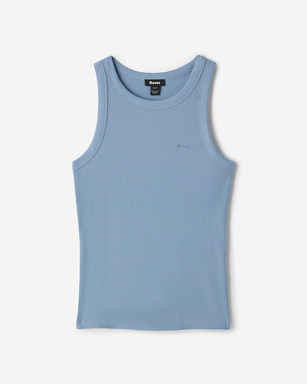 Roam Rib Fitted Tank Top / RAINCLOUD BLUE
