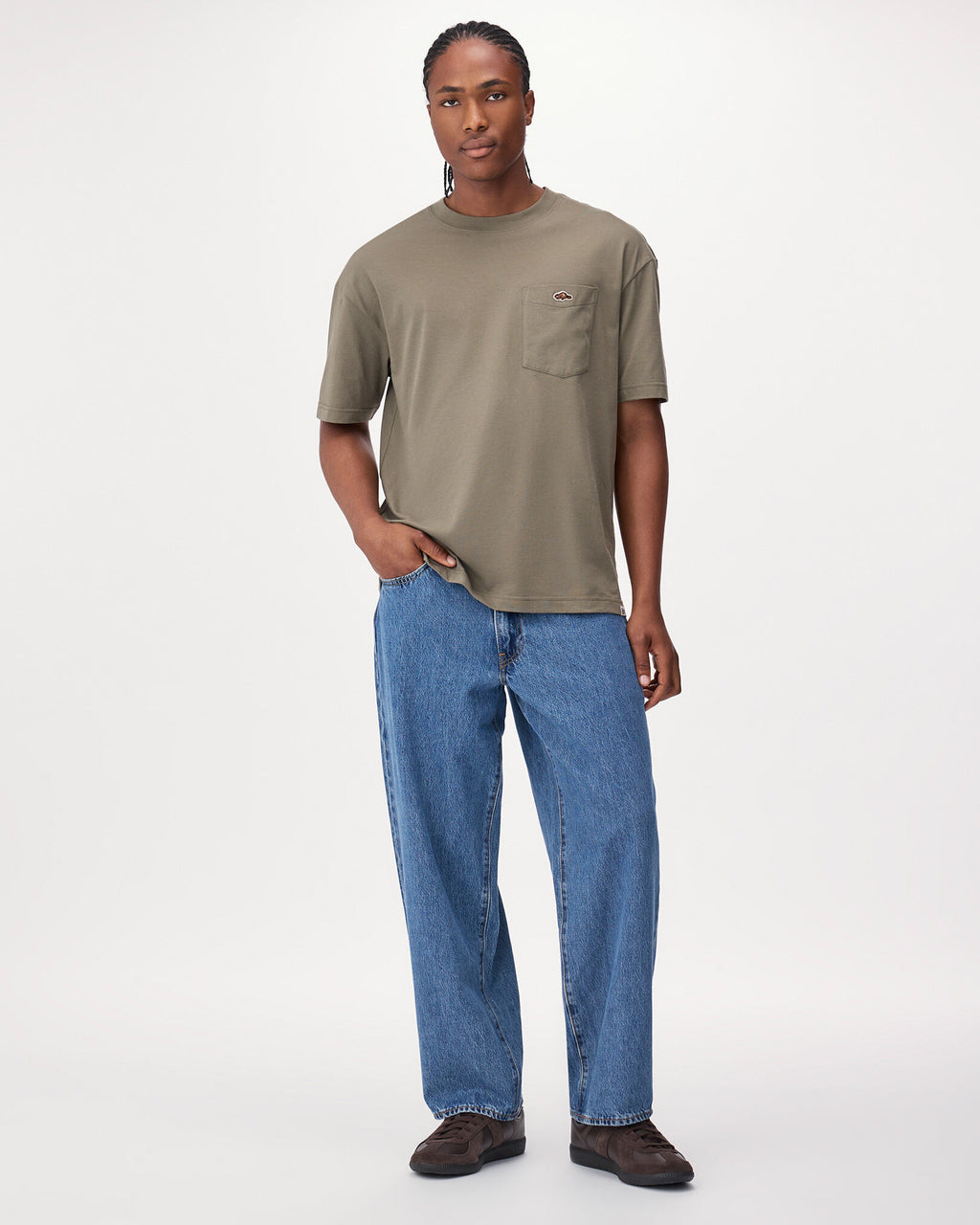 Mens Beavermark T-Shirt / SMOKEY OLIVE