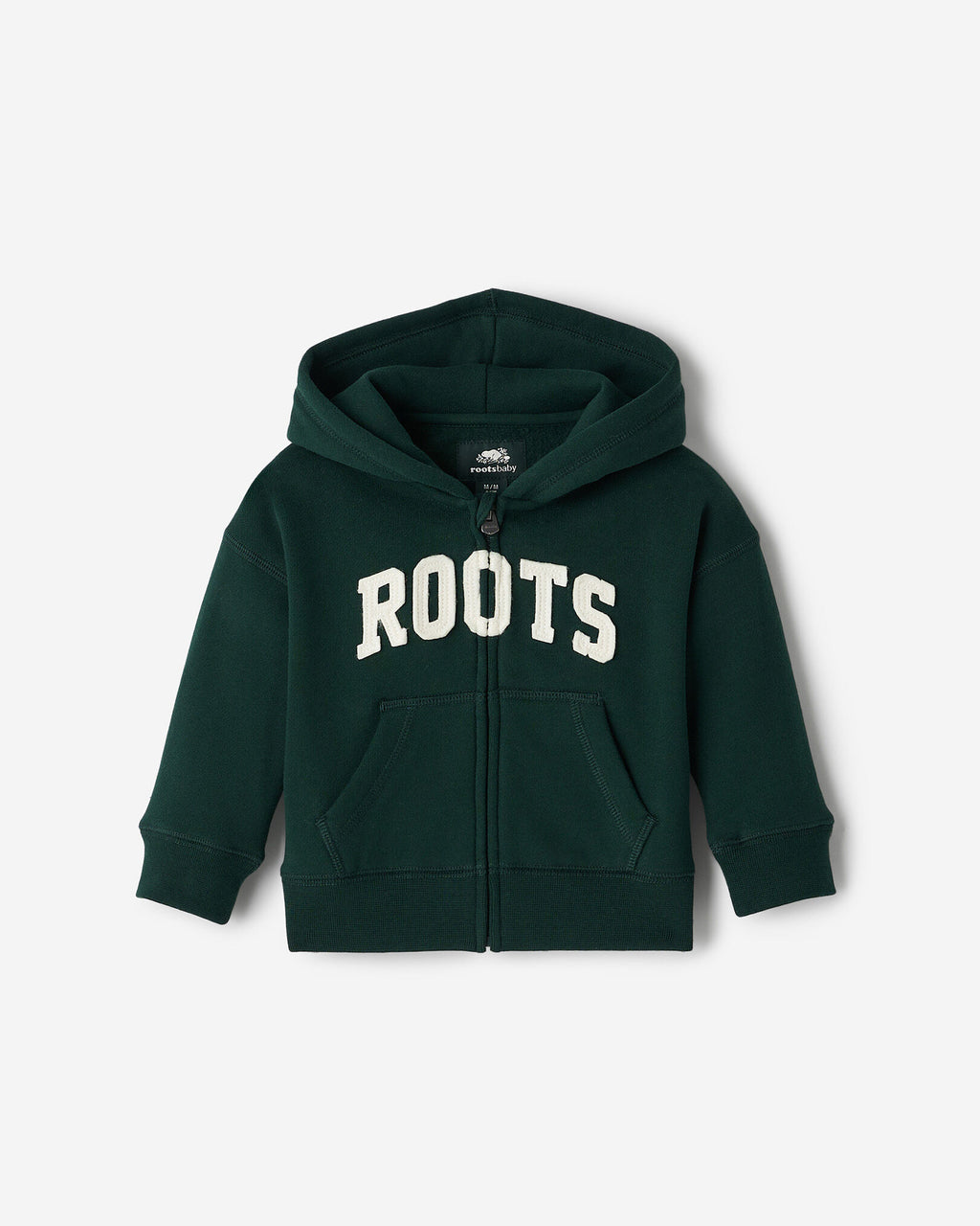 Baby  Applique Full Zip Hoodie / VARSITY GREEN