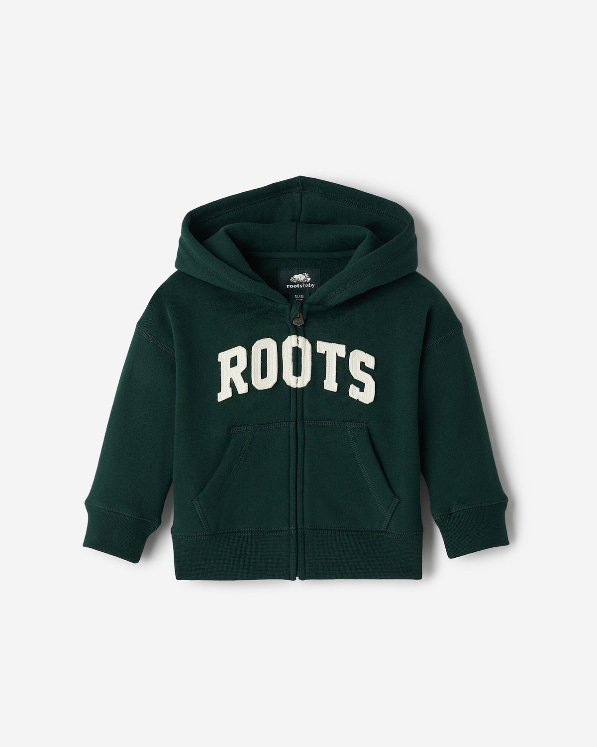 Baby  Applique Full Zip Hoodie / VARSITY GREEN