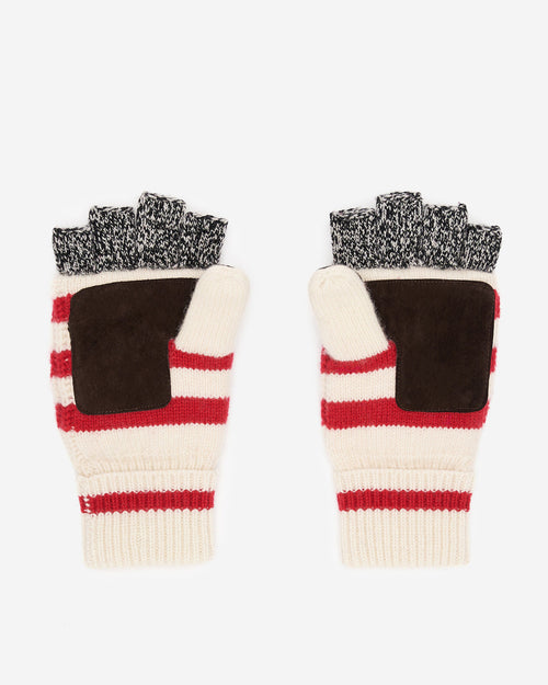 Adult Cabin Waffle Flip Mitt / SALT & PEPPER