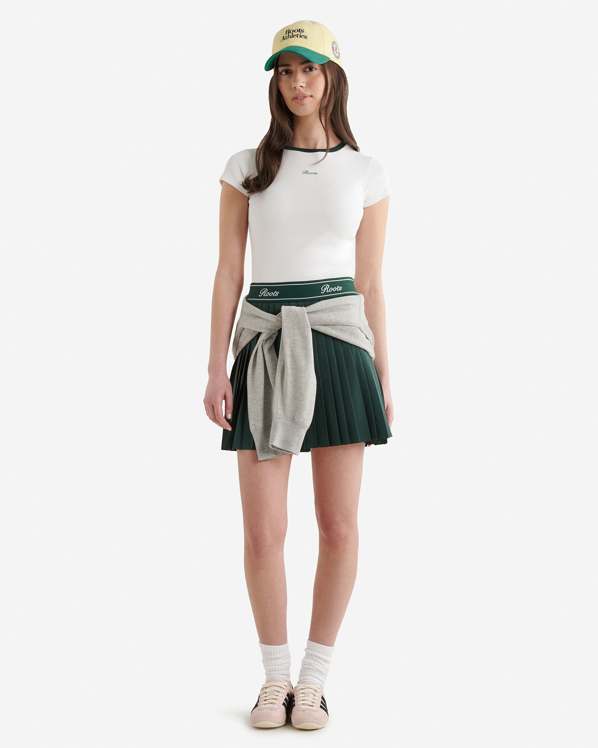 Rib Short Sleeve T-Shirt / WHITE
