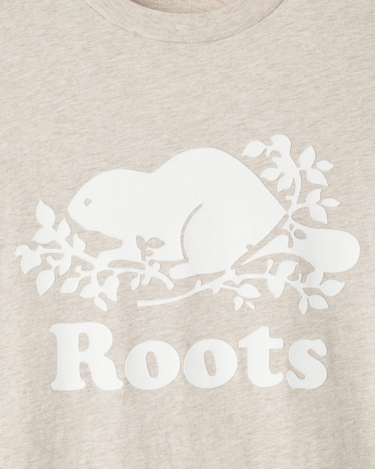 Mens Organic Cooper Beaver T-Shirt / GREY TAUPE MIX