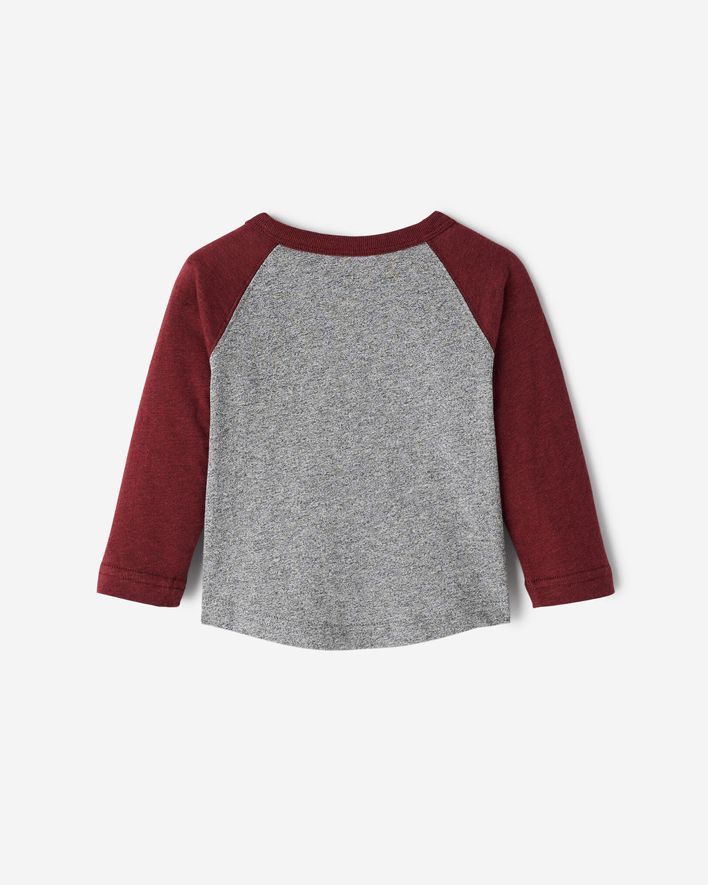 Baby Organic Cooper Baseball T-Shirt / CHERRY COLA PEPPER