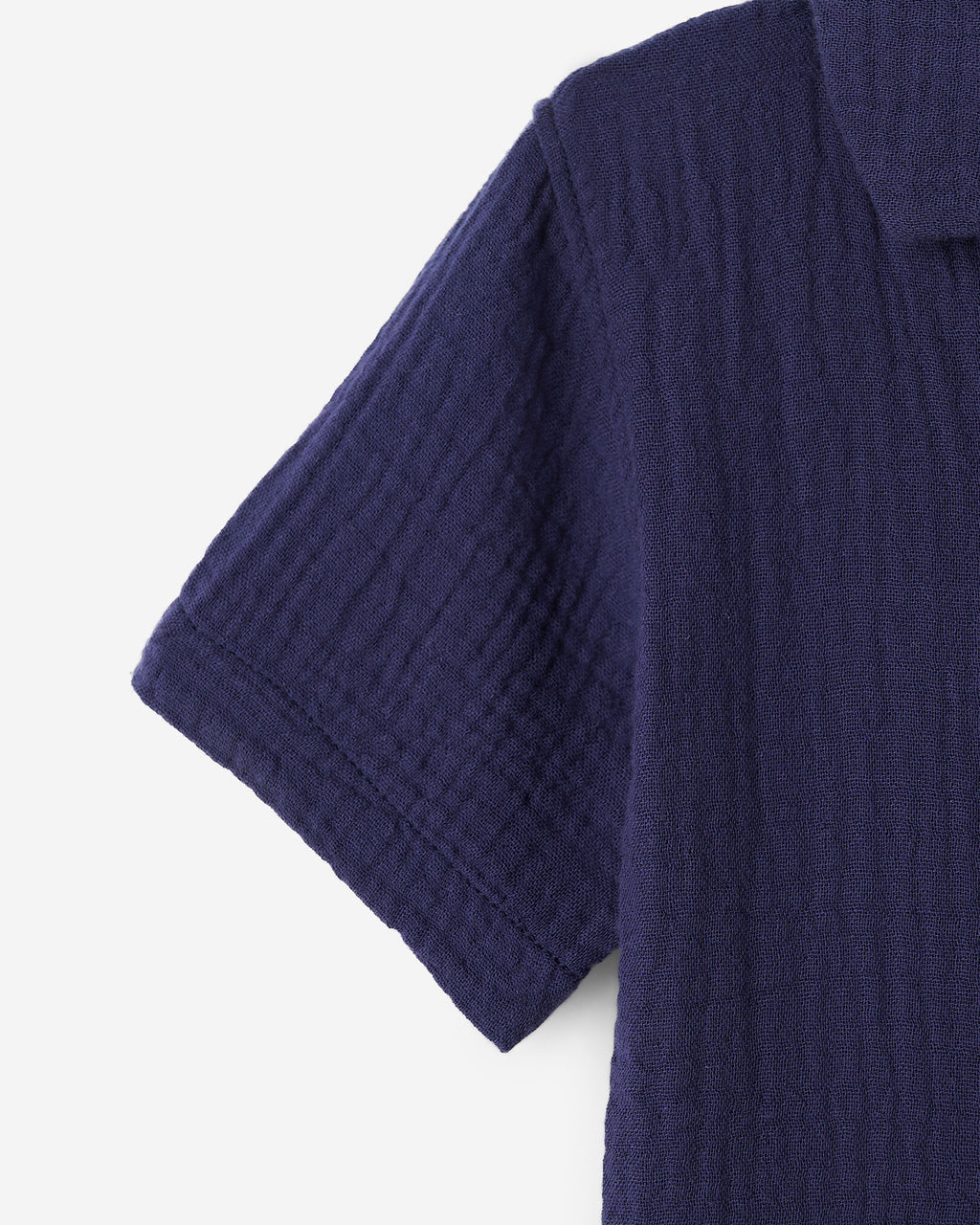 Baby Isla Camp Shirt / INDIGO INK