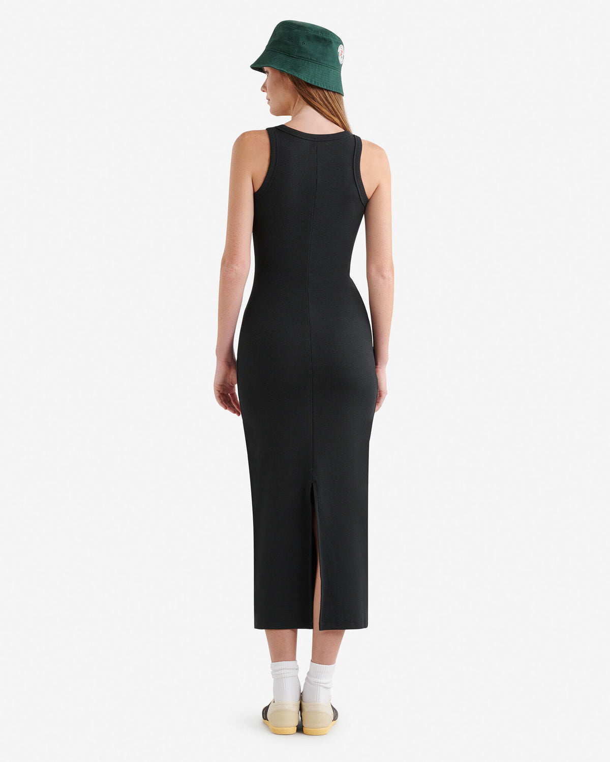Rib Dress / BLACK