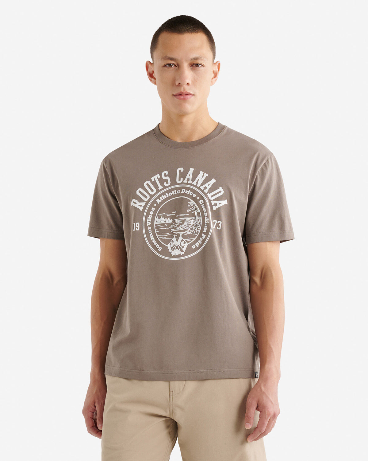 Mens  Lakeview T-Shirt / BOULDER BROWN