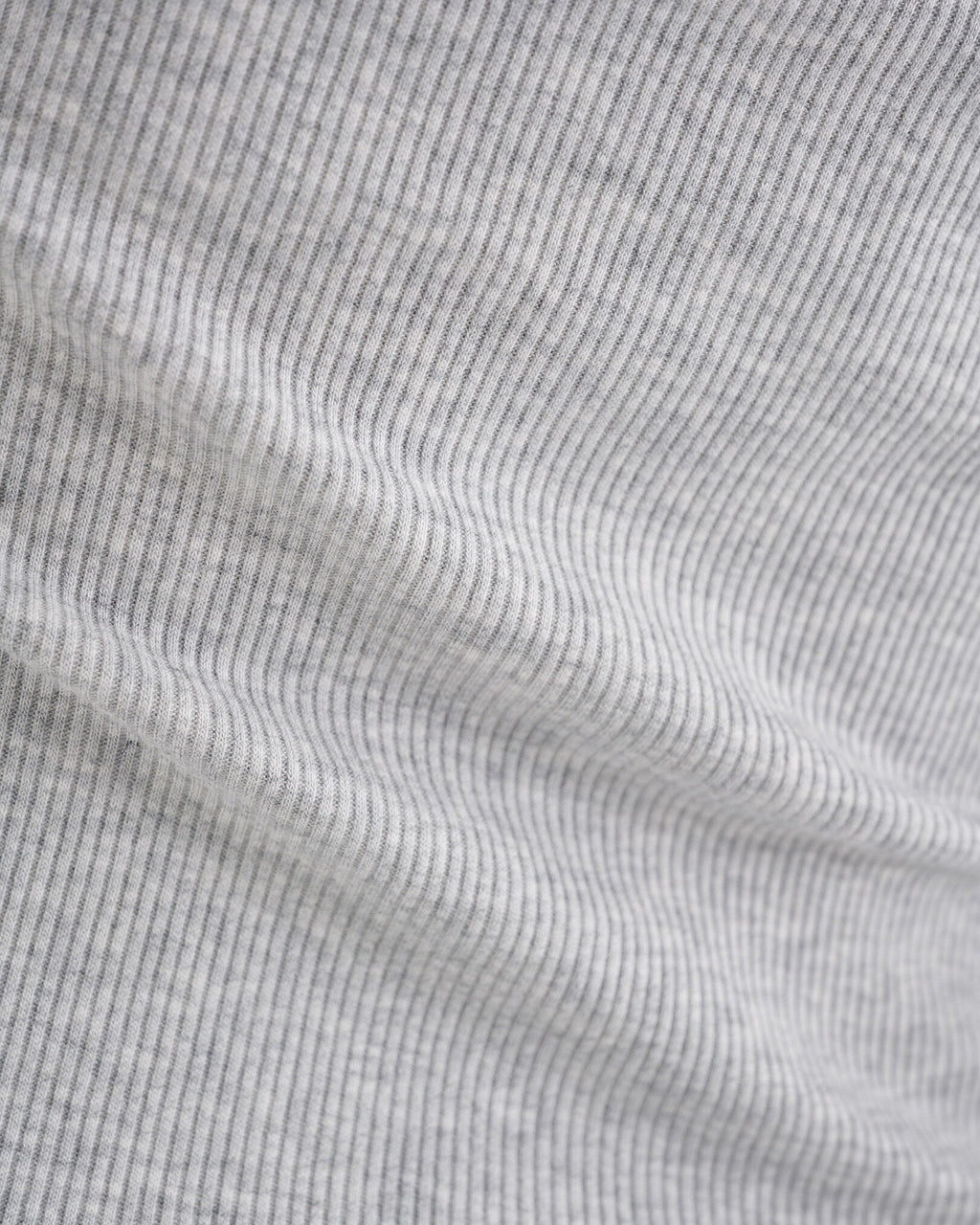 Roam Rib Fitted Short Sleeve Top / COOL GREY MIX