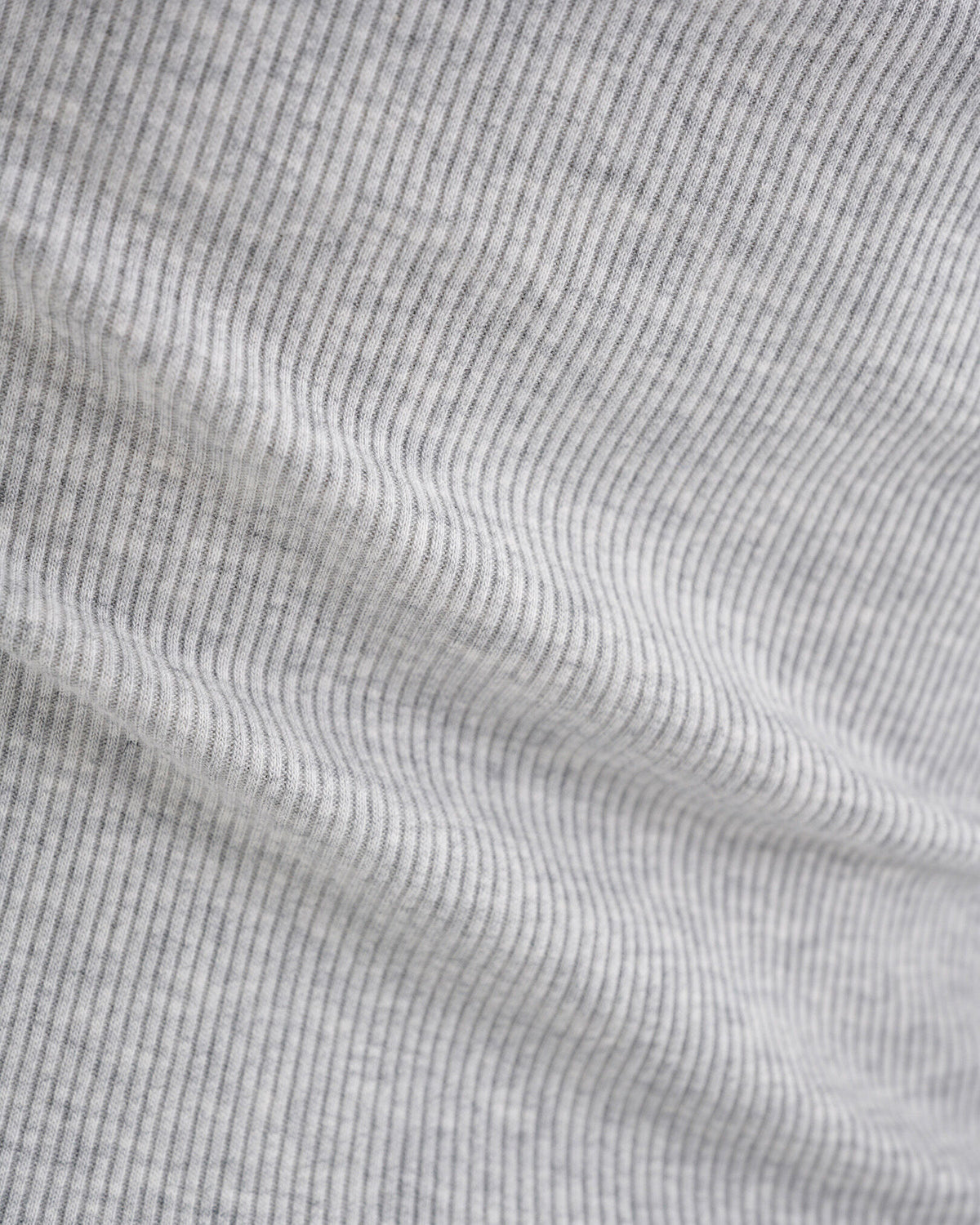 Roam Rib Fitted Short Sleeve Top / COOL GREY MIX