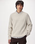 Robson Shaker Crew Sweater / VANILLA CREAM MIX