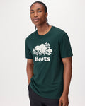 Mens Organic Cooper Beaver T-shirt / VARSITY GREEN