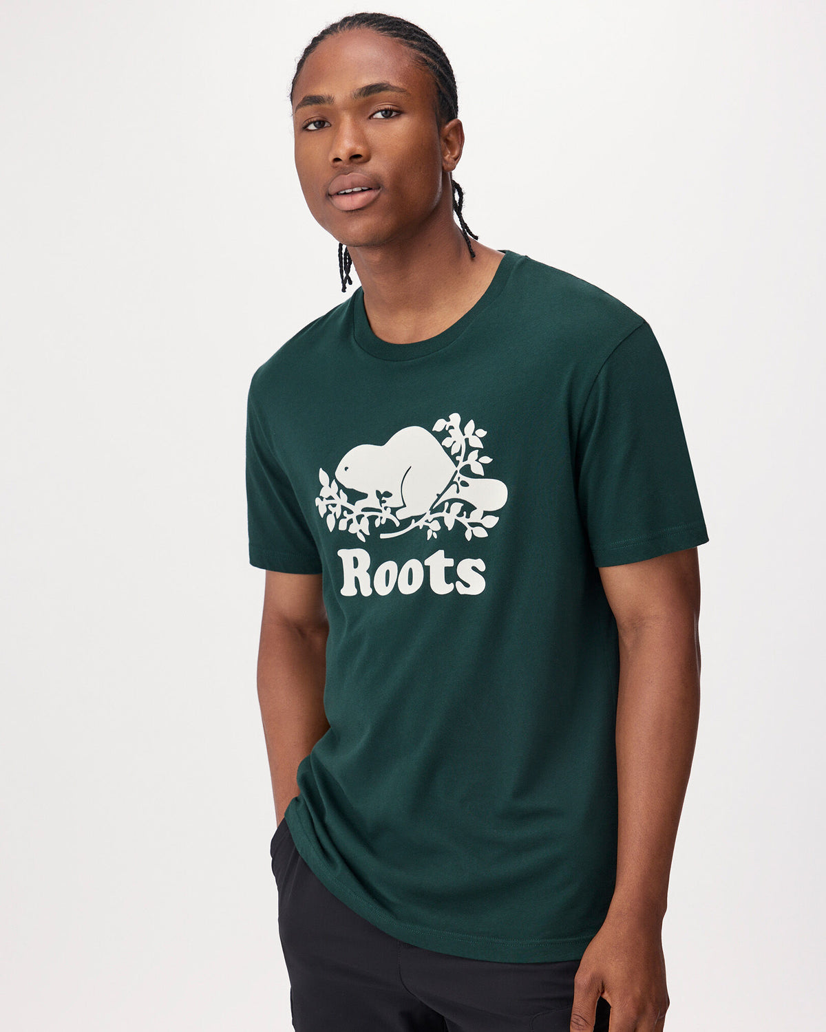 Mens Organic Cooper Beaver T-shirt / VARSITY GREEN