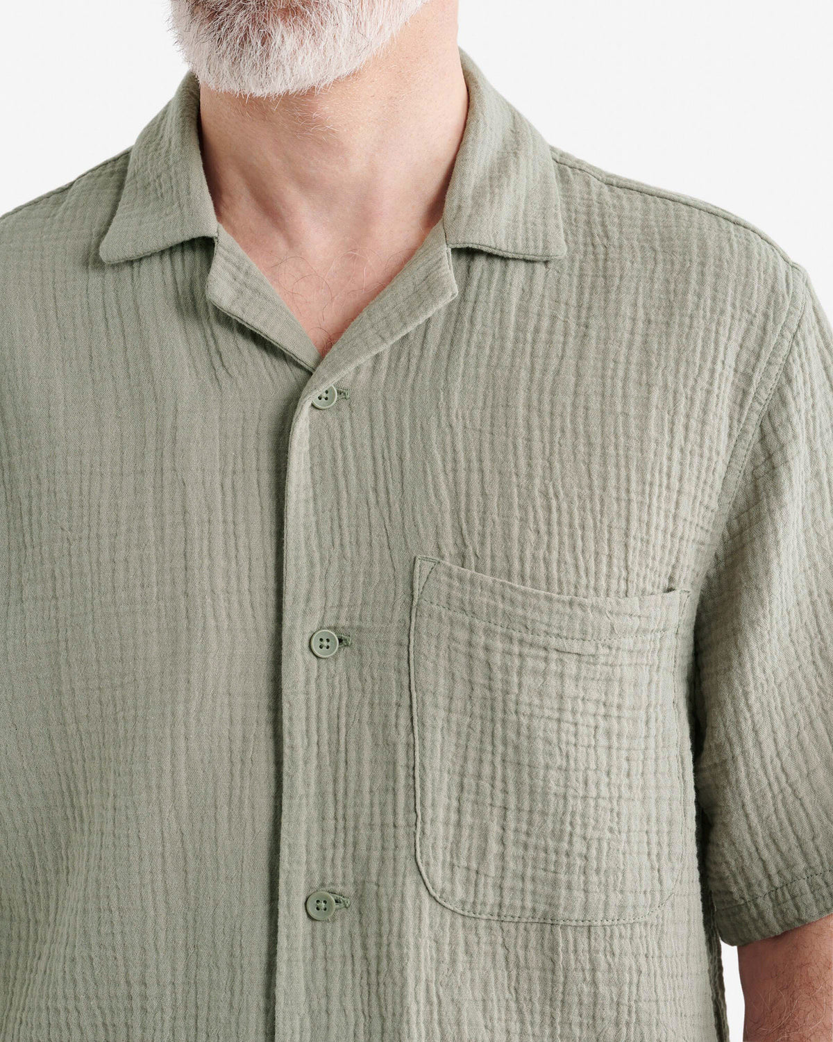 Isla Camp Shirt / SHADOW GREEN