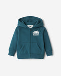 Baby Organic Original Full Zip Hoodie / OCEAN TEAL