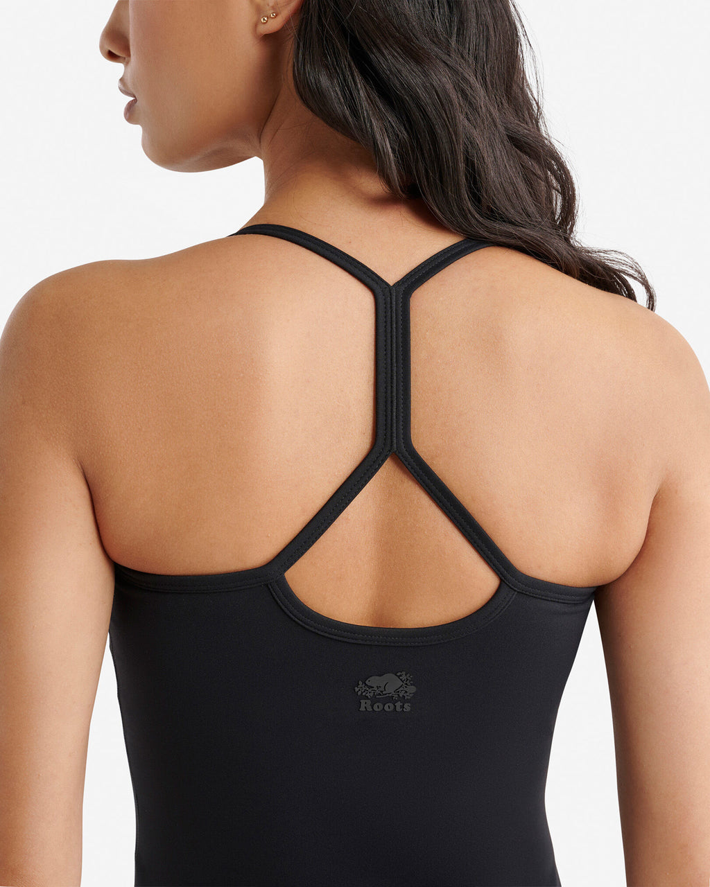 Restore Stretch Cami Tank / BLACK