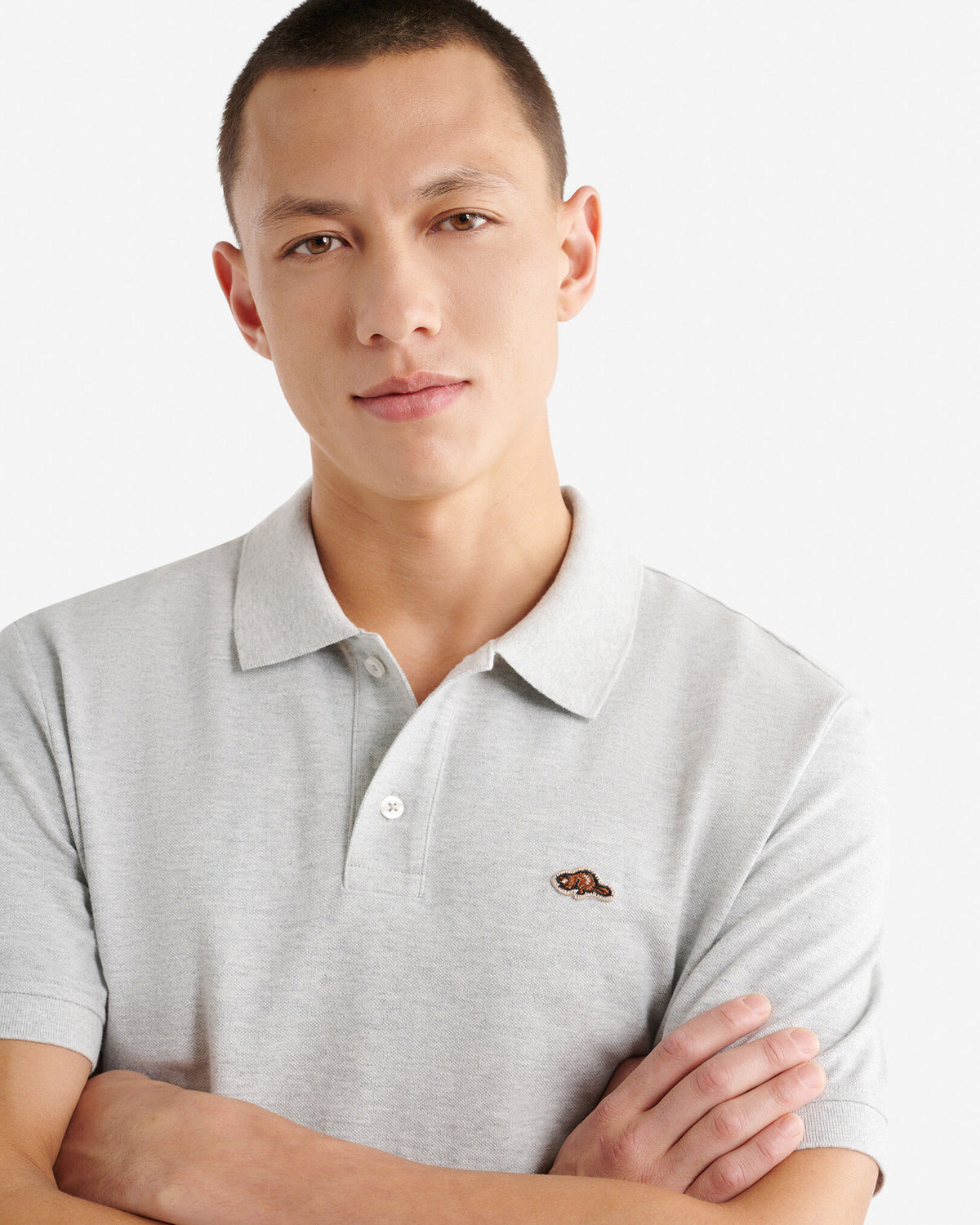 Beavermark Pique Polo / ATHLETIC GREY MIX
