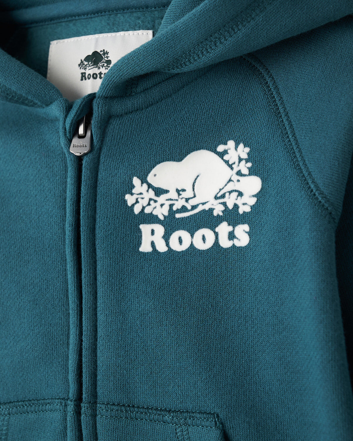 Baby Organic Original Full Zip Hoodie / OCEAN TEAL