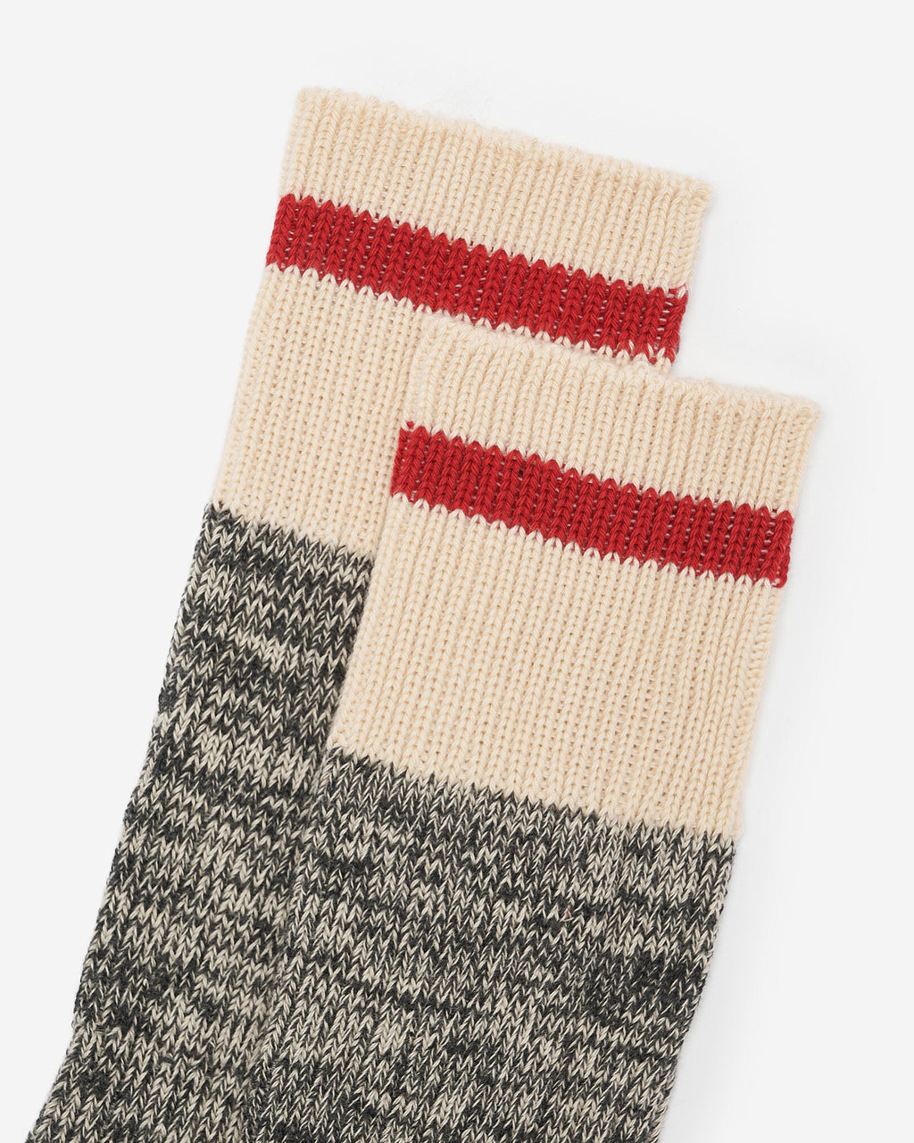 Adult Classic Cotton Cabin Sock / SALT & PEPPER
