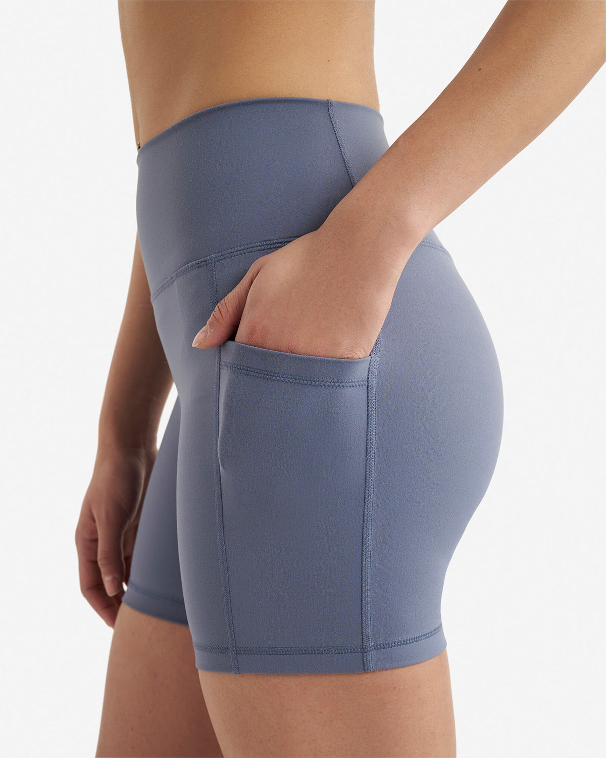 Restore Stretch Bike Short 5 Inch / TIDAL BLUE