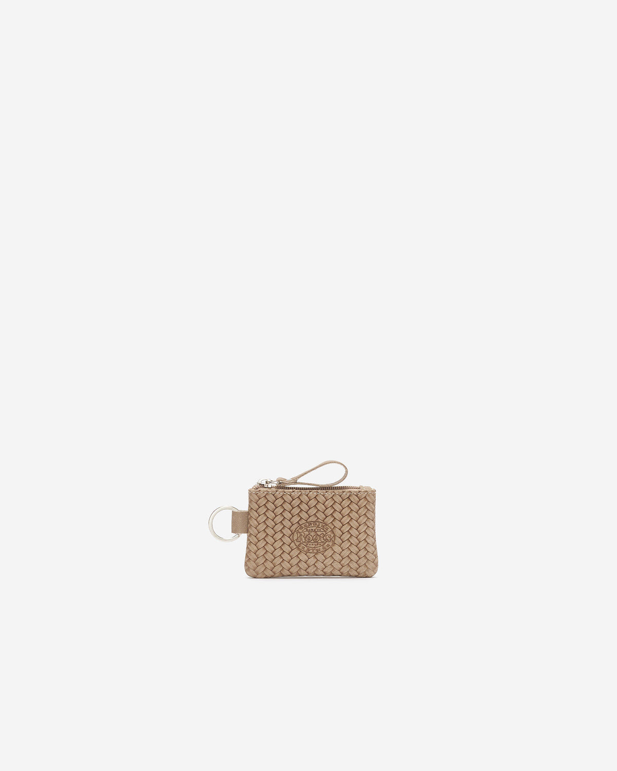 Top Zip Pouch Woven / SAND
