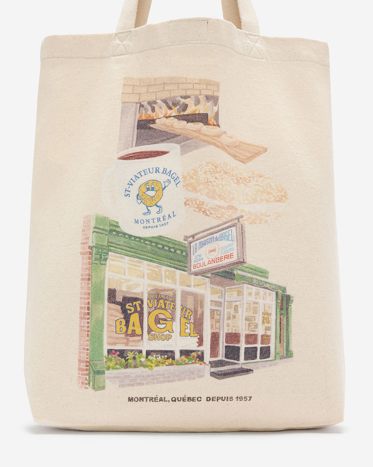 X St-Viateur Tote / NATURAL