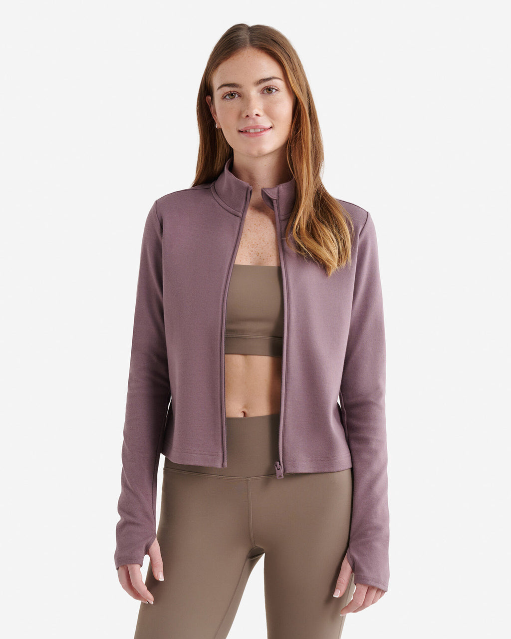 Essential Fitted Full Zip / VIOLET