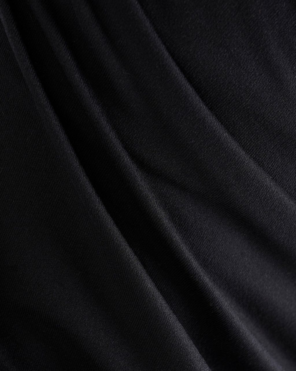 Renew Knit Short Sleeve T-Shirt / BLACK