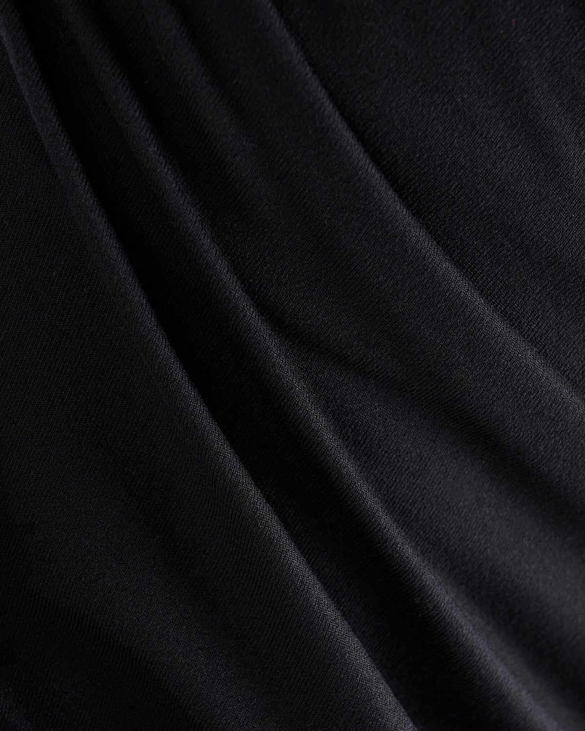 Renew Knit Short Sleeve T-Shirt / BLACK