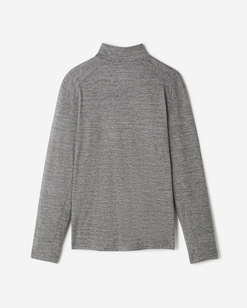 Active Textured Quarter Zip / SALT & PEPPER MIX