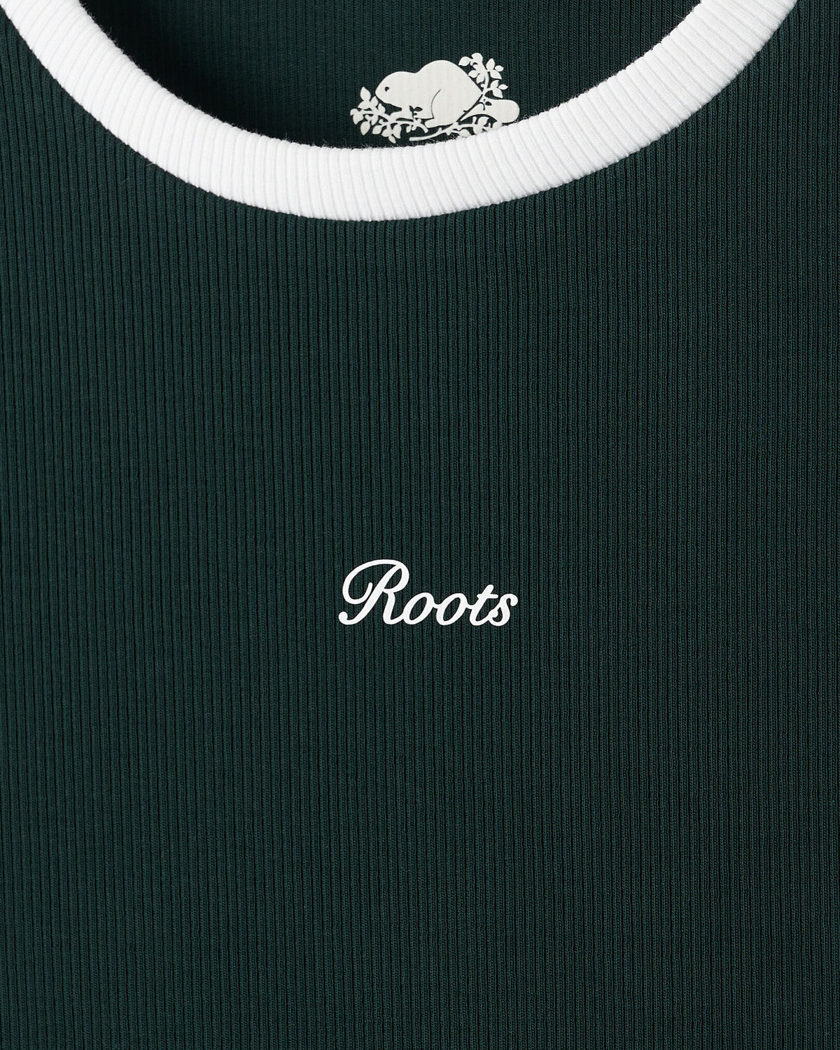 Rib Short Sleeve T-Shirt / VARSITY GREEN