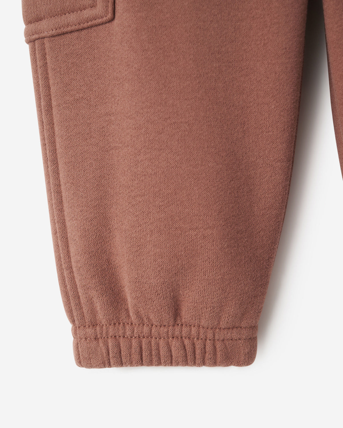 Baby Cloud Relaxed Cargo Sweatpant / BRICK BROWN