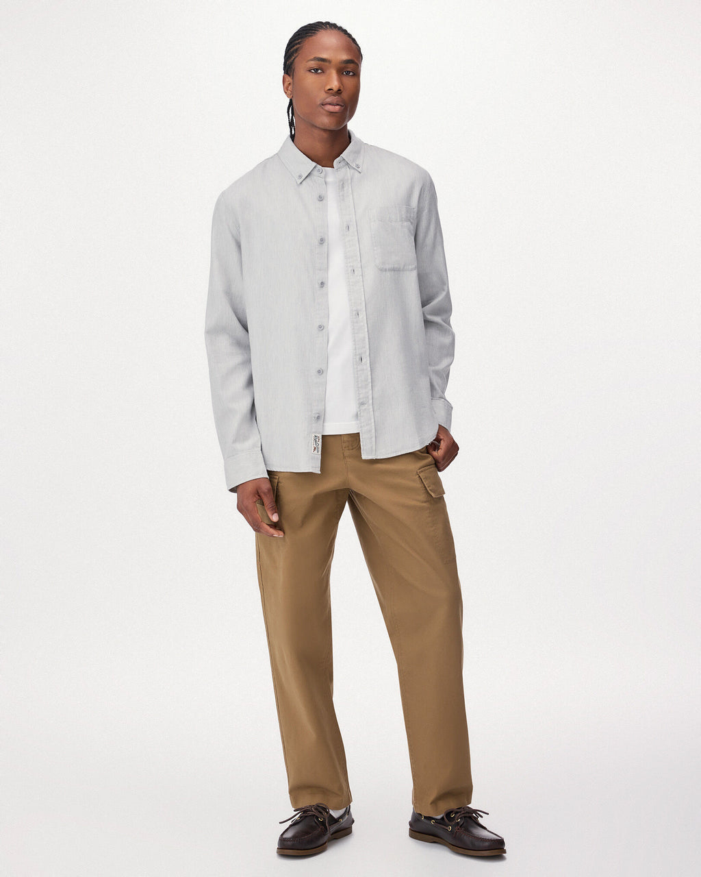 Barkley Twill Shirt / ATHLETIC GREY MIX