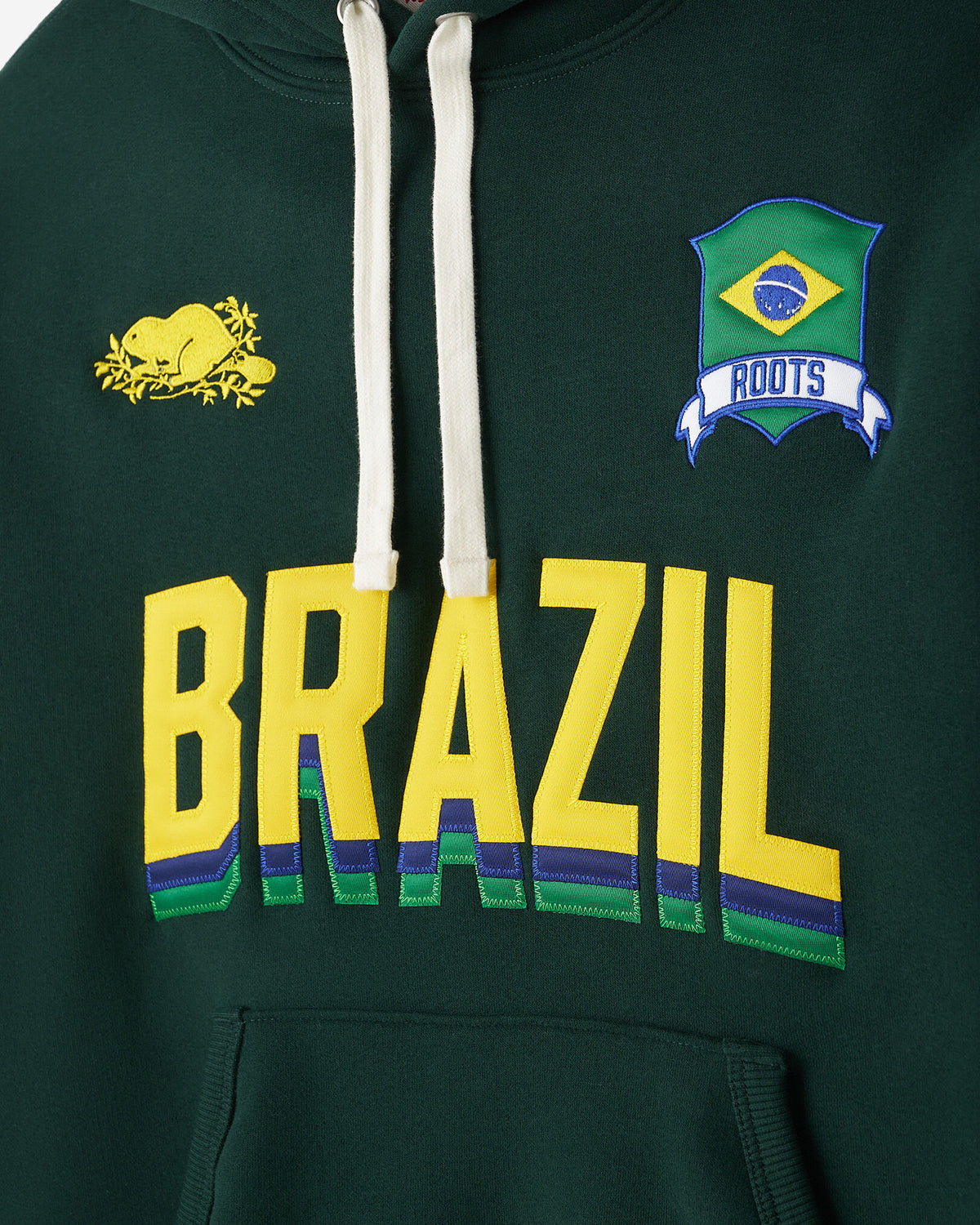 Worldwide Brazil Hoodie / VARSITY GREEN
