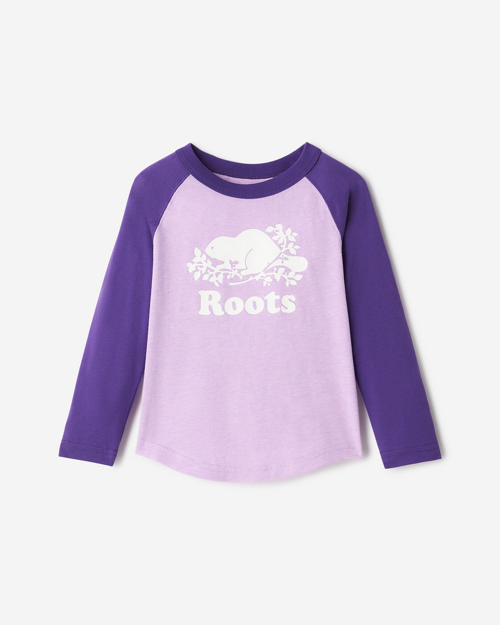 Toddler Cooper Baseball Long Sleeve T-Shirt / VIOLET SKY