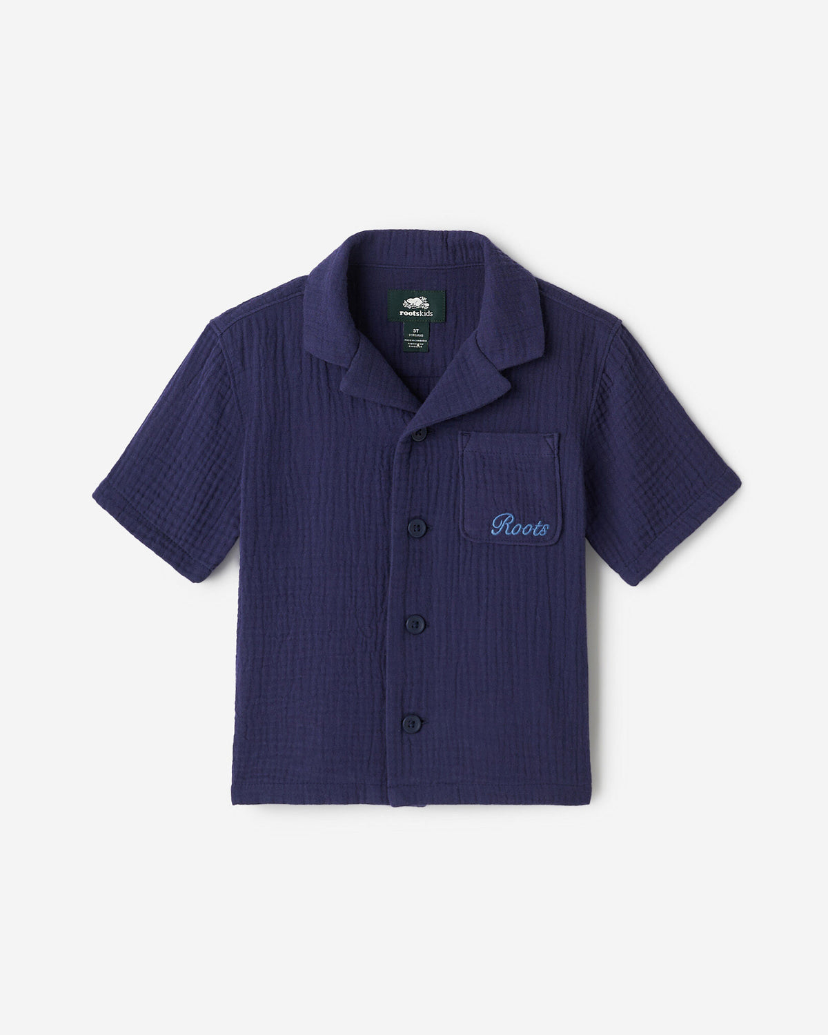 Toddler Isla Camp Shirt / INDIGO INK