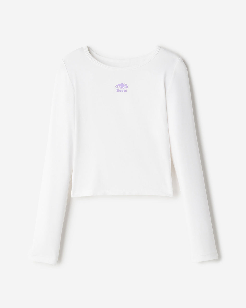 Girls Active Tulip Hem T-Shirt / WHITE