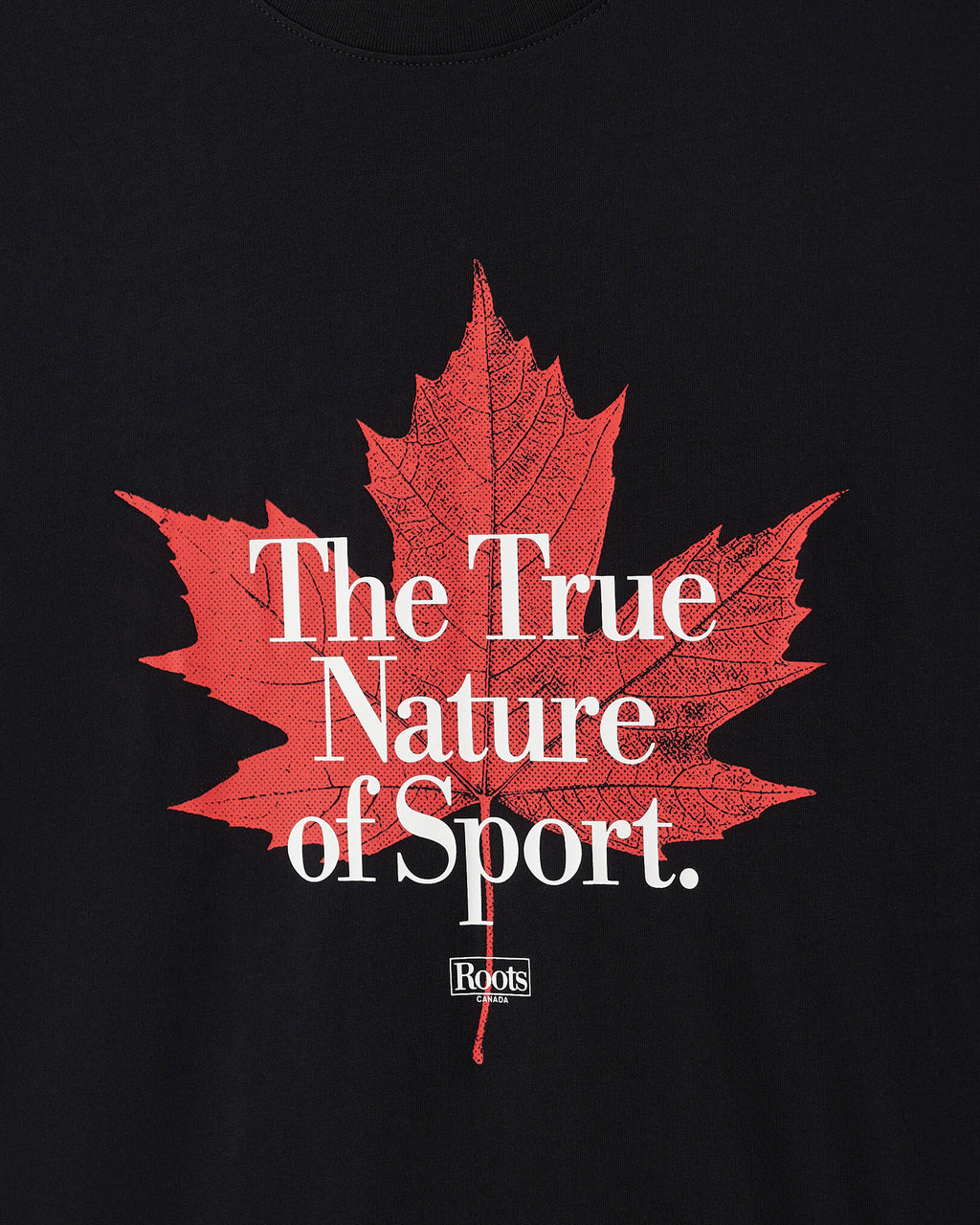 Mens True Nature Of Sport T-Shirt / BLACK