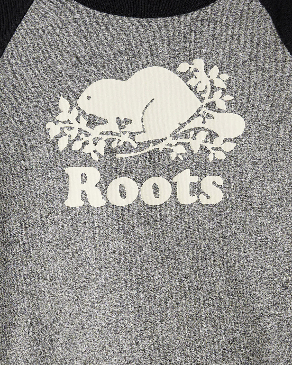 Toddler Organic Cooper Baseball T-Shirt / BLACK