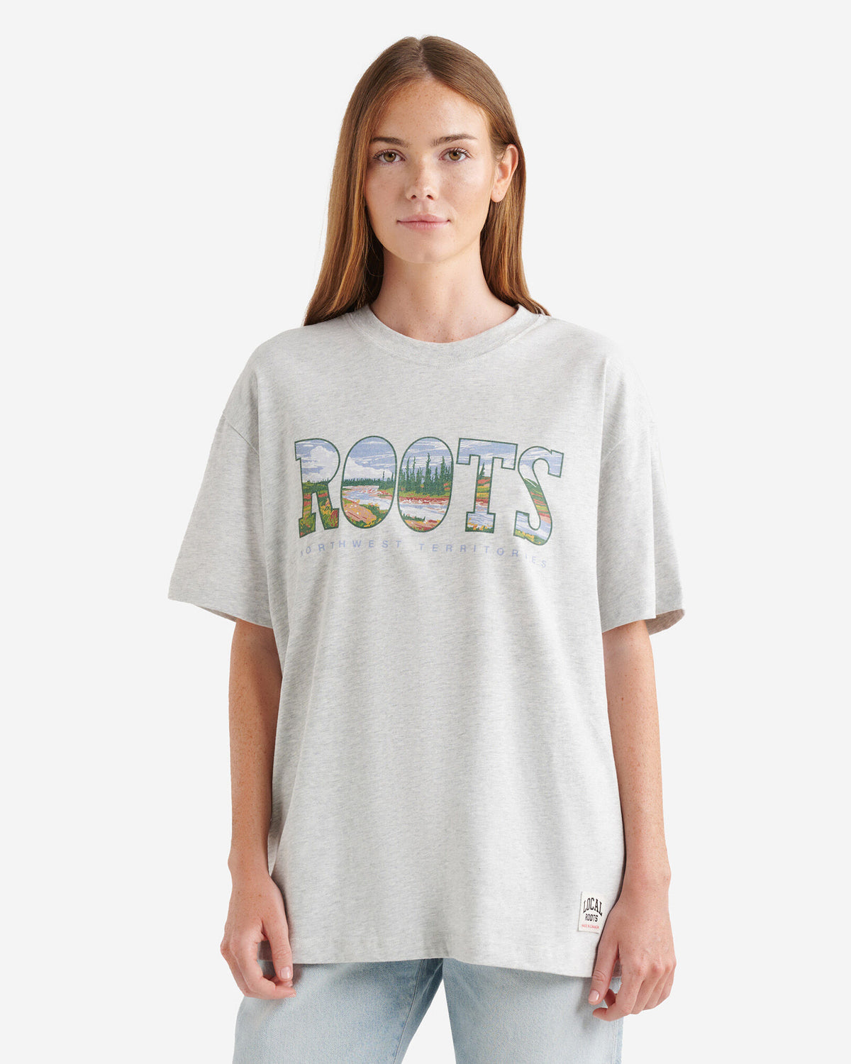 Greetings From North T-Shirt / ATHLETIC GREY MIX