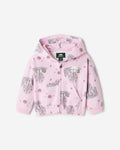 Baby Cozy Bear Full Zip Hoodie / PINK LAVENDER