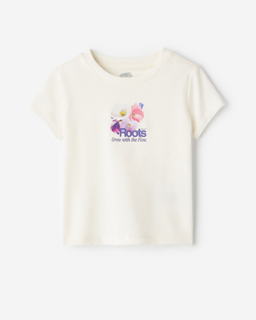 Toddler Petal Pop Slim T-Shirt / EGRET