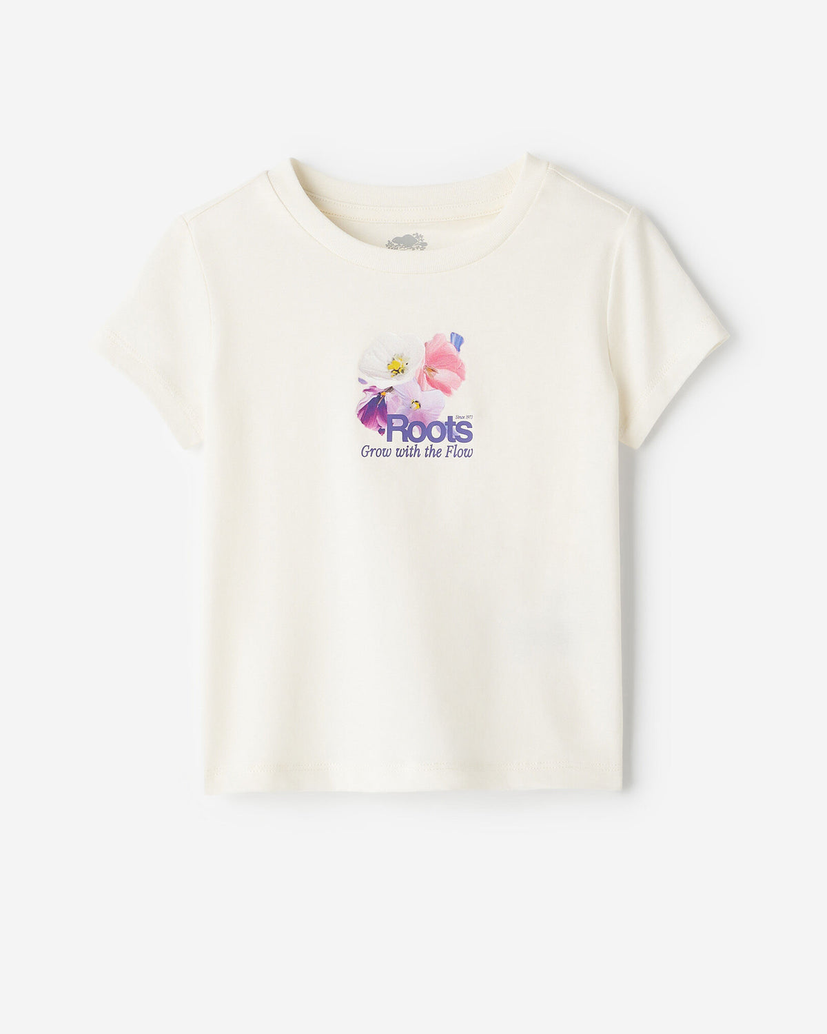 Toddler Petal Pop Slim T-Shirt / EGRET