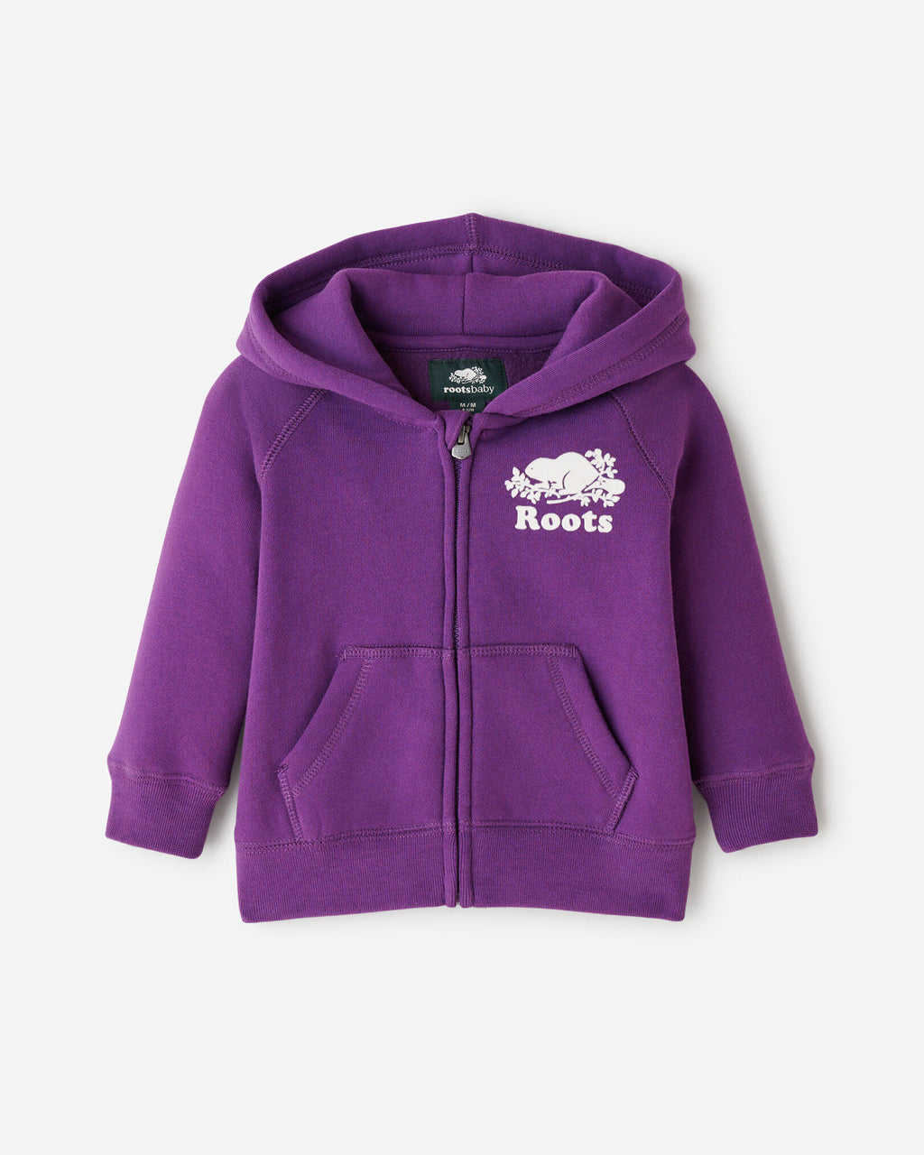 Baby Organic Original Full Zip Hoodie / IMPERIAL PURPLE
