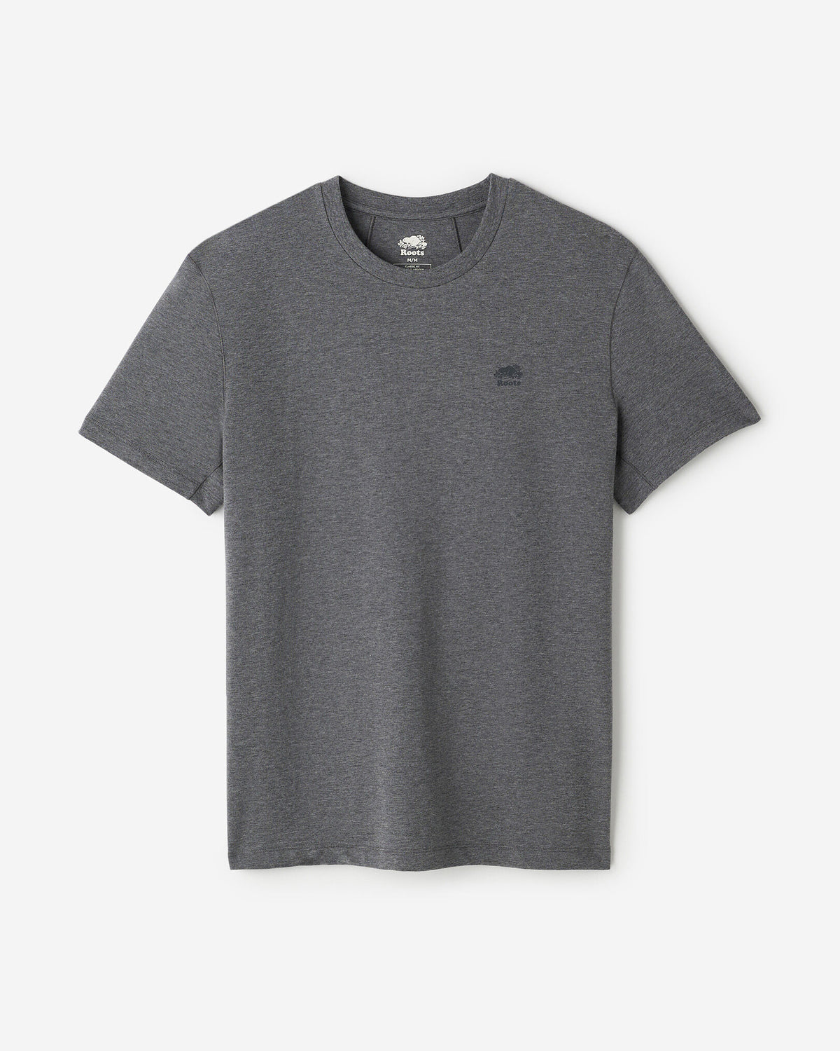Roam Short Sleeve Top / DARK HEATHER GREY