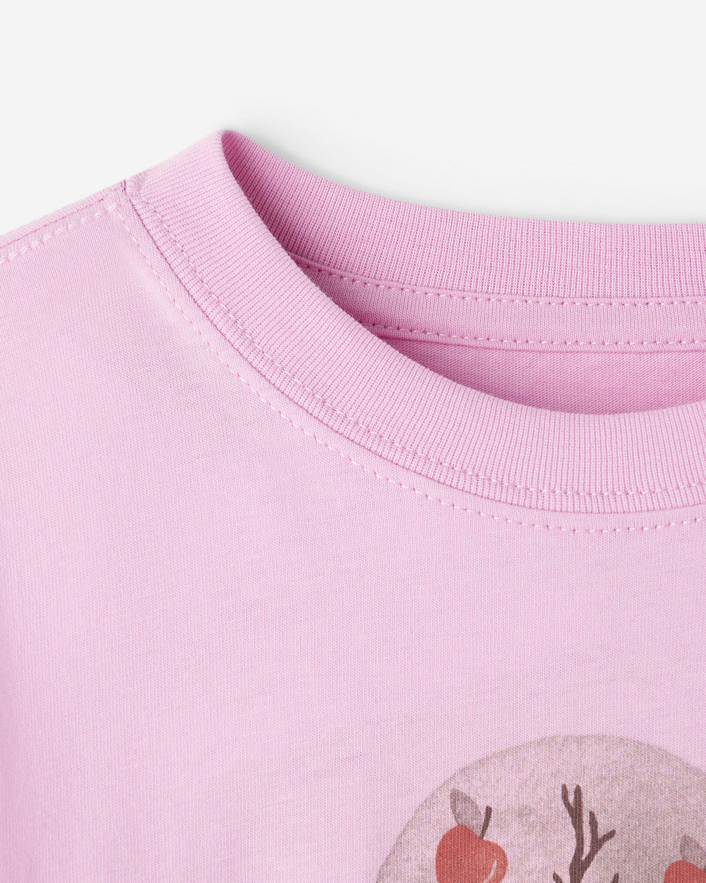 Toddler Cozy Bear Long Sleeve T-Shirt / PINK LAVENDER