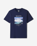 Mens Established In Nature T-Shirt / INDIGO INK