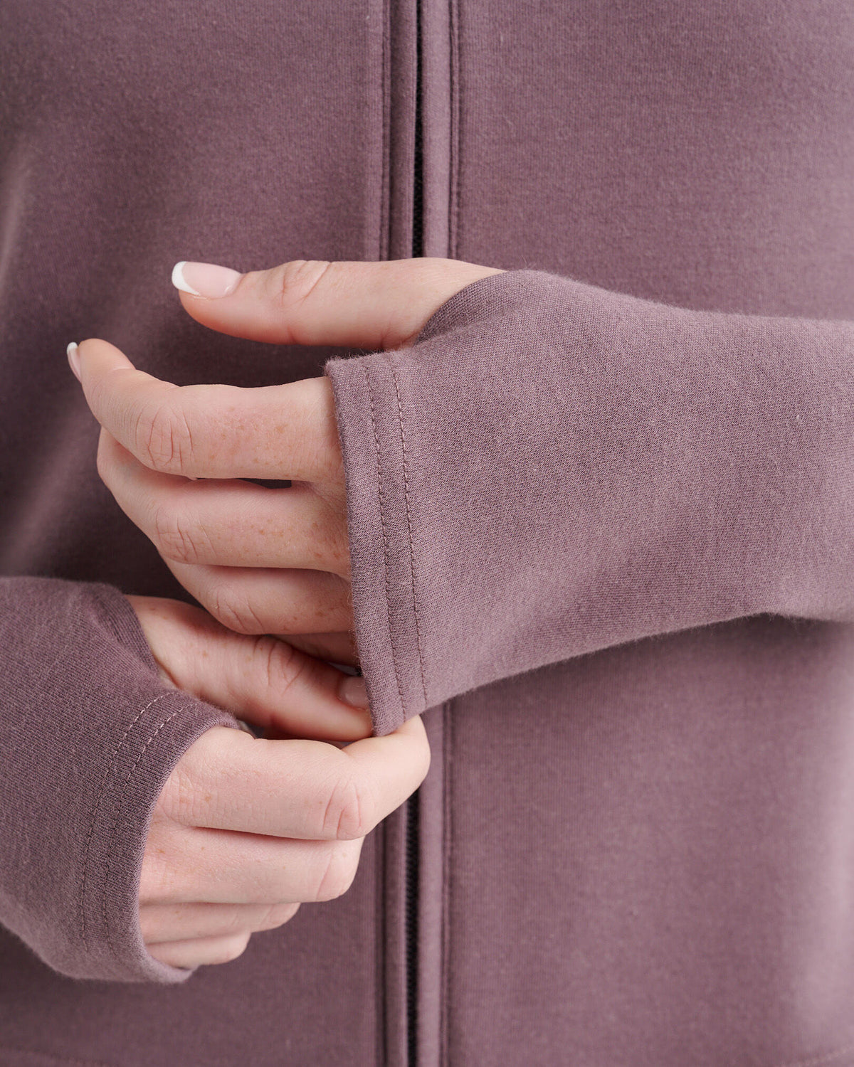 Essential Fitted Full Zip / VIOLET