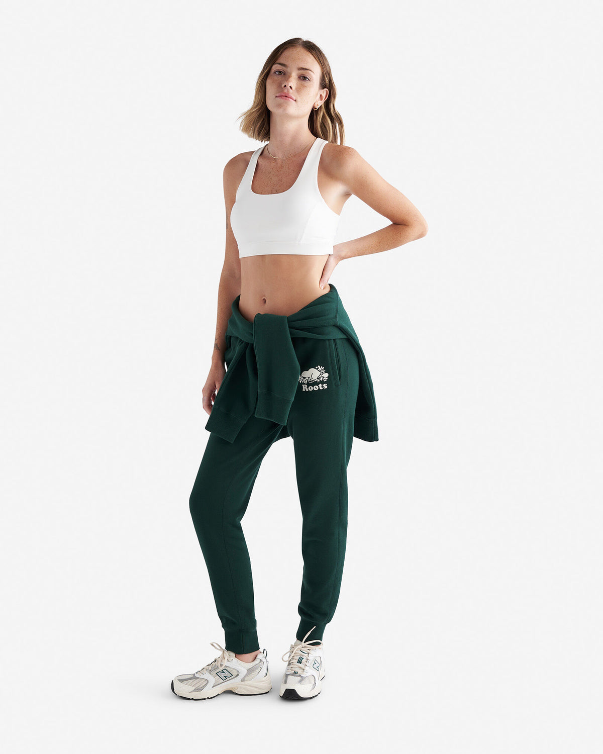 Organic Original Slim Cuff Sweatpant / VARSITY GREEN