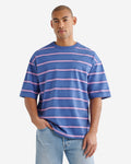 Striped T-Shirt / INDIGO INK