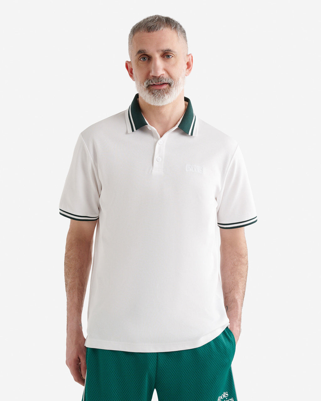 Summer League Active Pique Polo / WHITE